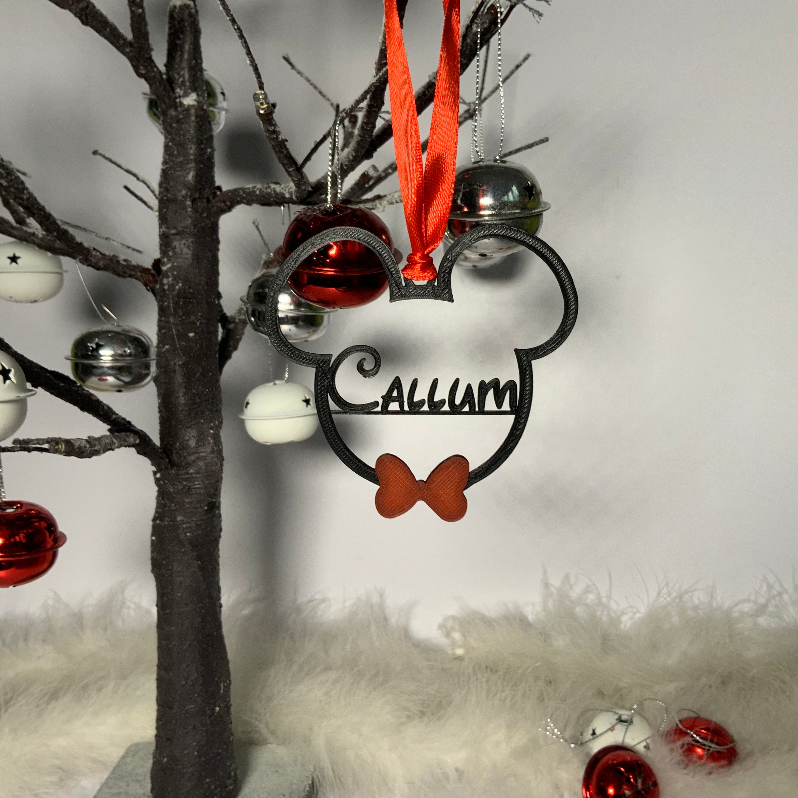 Mickey & Minnie Personalised Christmas Decorations